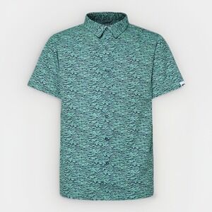 Costa Del Mar Men's Size XL Wilson Print Hybrid Tech Short Sleeve Fishing Shirt